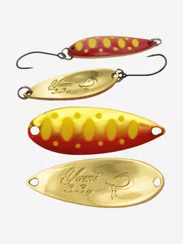 Блесна для рыбалки LureMax Yumi, 34мм., 3,3 г., (колеблющаяся), Золотой