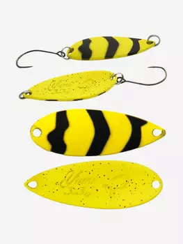 Блесна для рыбалки LureMax Yumi, 34мм., 3,3 г., (колеблющаяся), Желтый