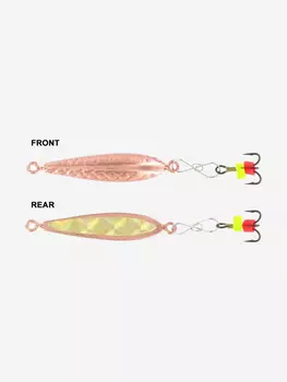 Блесна для рыбалки вертикальная зимняя Kuusamo Kilpa-Loiste 35/3 C-G, Розовый