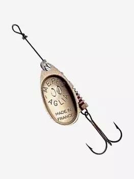 Блесна для рыбалки вертушка Mepps AGLIA 00, Copper, 1 штука, Коричневый