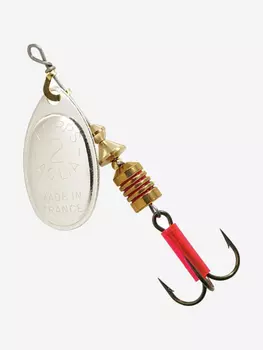 Блесна для рыбалки вертушка Mepps AGLIA 2, SILVER, 1 штука, Серебряный