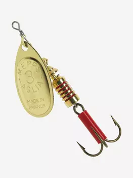 Блесна для рыбалки вертушка Mepps AGLIA 3, Gold, 1 штука, Золотой