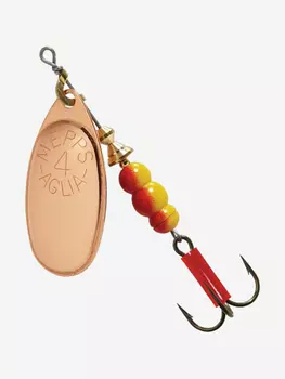 Блесна для рыбалки вертушка Mepps AGLIA 4, Copper, 1 штука, Коричневый