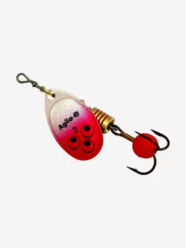 Блесна для рыбалки вертушка Mepps AGLIA-E 2 SR S/Red, 1 штука, Серебряный
