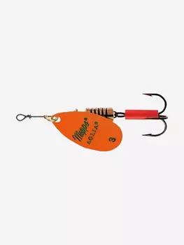 Блесна для рыбалки вертушка Mepps AGLIA FLUO, 3, Orange, 1 штука, Оранжевый