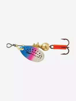 Блесна для рыбалки вертушка Mepps AGLIA FLUO, Micropigments Trout, 0, Rainbo, 1 штука, Голубой