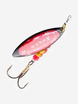 Блесна для рыбалки вертушка Mepps AGLIA LONG REDBO, 3, Black, 1 штука, Черный