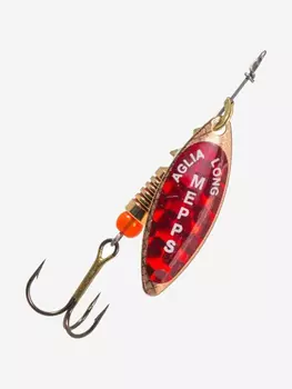 Блесна для рыбалки вертушка Mepps AGLIA LONG REDBO, 2, Copper, 1 штука, Оранжевый