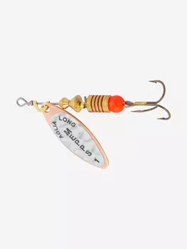 Блесна для рыбалки вертушка Mepps AGLIA LONG RAINBO, 1, Copper, 1 штука, Коричневый