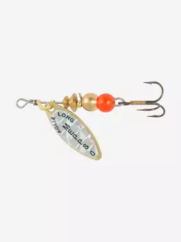 Блесна для рыбалки вертушка Mepps AGLIA LONG RAINBO, 0, Gold, 1 штука, Золотой