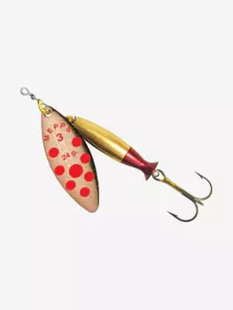 Блесна для рыбалки вертушка Mepps AGLIA LONG HEAVY, 3, Copper PTS Red, 1 штука, Коричневый