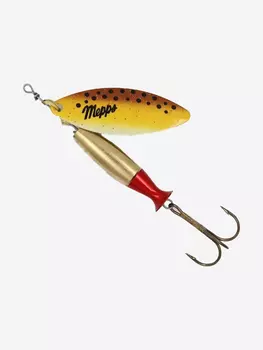 Блесна для рыбалки вертушка Mepps AGLIA LONG HEAVY, 1+ Gold/Brown, 1 штука, Золотой