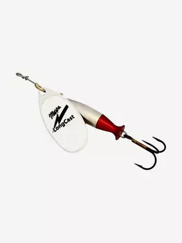 Блесна для рыбалки вертушка Mepps AGLIA LONG CAST, 3, S, 1 штука, Серебряный