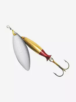 Блесна для рыбалки вертушка Mepps AGLIA LONG HEAVY, 3, SILVER, 1 штука, Серебряный