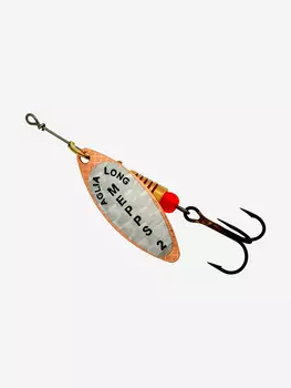Блесна для рыбалки вертушка Mepps AGLIA LONG RAINBO, 2, Copper, 1 штука, Оранжевый
