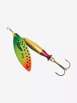 Блесна для рыбалки вертушка Mepps AGLIA LONG HEAVY, 3, Gold/Tiger, 1 штука, Золотой