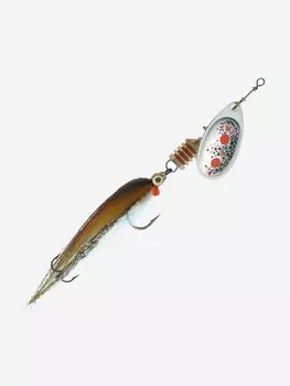 Блесна для рыбалки вертушка Mepps AGLIA TW STREAMER, 3, SILVER (блистер), Серебряный