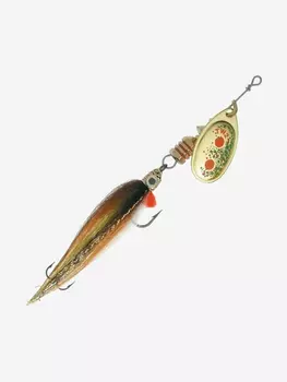 Блесна для рыбалки вертушка Mepps AGLIA TW STREAMER, 3, Gold (блистер), Золотой