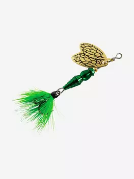 Блесна для рыбалки вертушка Mepps BUG, 1, Olive, 1 штука, Зеленый