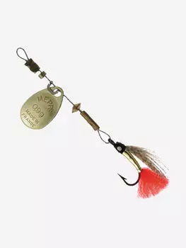 Блесна для рыбалки вертушка Mepps STREAMEPPS, 00, Gold, 1 штука, Золотой