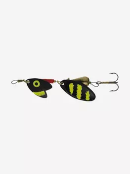 Блесна для рыбалки вертушка Mepps TANDEM TROUT, 1, Black/Yellow (блистер), Черный