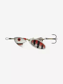 Блесна для рыбалки вертушка Mepps TANDEM TROUT, 0, Black/SILVER/Red (блистер), Черный