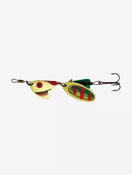 Блесна для рыбалки вертушка Mepps TANDEM TROUT, 2, Gold/Green/Orange (блистер), Золотой