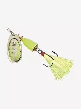 Блесна для рыбалки вращающаяся BLUE FOX Vibrax Glow 3 /GLCH, Зеленый