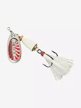 Блесна для рыбалки вращающаяся BLUE FOX Vibrax Glow 3 /GL, Белый