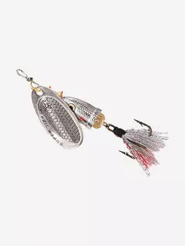 Блесна для рыбалки вращающаяся BLUE FOX Vibrax Foxtail 3 /SSDX, Серебряный