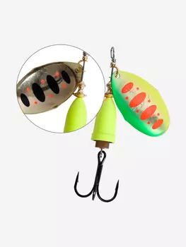 Блесна для рыбалки вращающаяся LureMax Foxy-4 16гр. 007/HT, Золотой