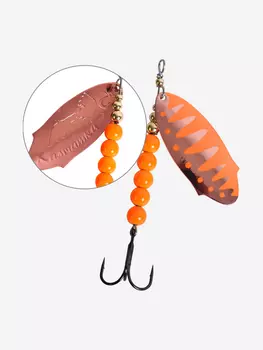 Блесна для рыбалки вращающаяся LureMax Kamchatka 23гр. 021/Or, Оранжевый