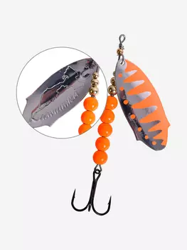 Блесна для рыбалки вращающаяся LureMax Kamchatka 23гр. 014/Or, Оранжевый