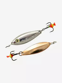 Блесна для зимней рыбалки ECOPRO Karasik, 30мм, 3г, S/C, на окуня, щуку, вертикальная, Серебряный