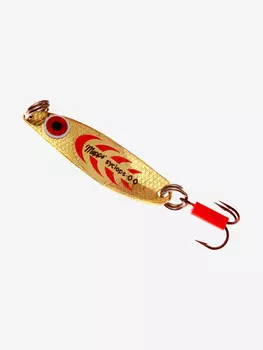 Блесна колебалка для рыбалки Mepps SYCLOPS, 00, Gold/Red, 1 штука, Золотой