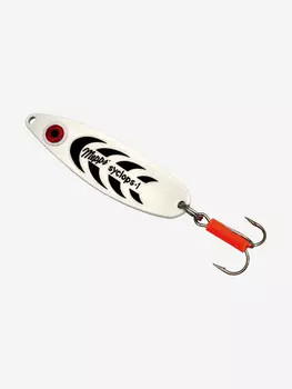 Блесна колебалка для рыбалки Mepps SYCLOPS, 1, Phospho, 1 штука, Белый