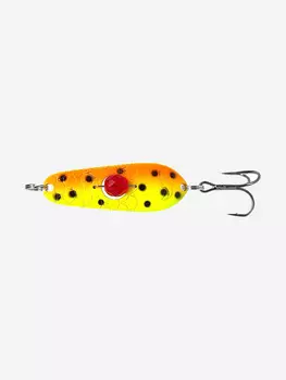 Блесна колеблющаяся Kuusamo Rasanen 50/11 (бусинка) BL/O/Fye-S, Желтый