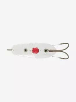 Блесна колеблющаяся Kuusamo Rasanen 60/15 незацепляйка с камнем, S-C, Серый