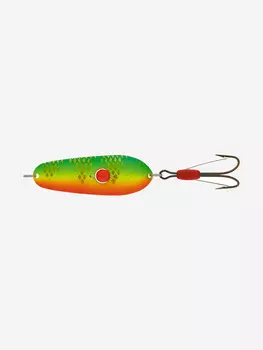 Блесна колеблющаяся Kuusamo Rasanen 70/20 незацепляйка с камнем, G/GR/FYe/FR-C, Зеленый