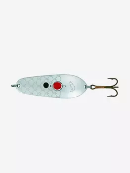 Блесна колеблющаяся Kuusamo Rasanen 70/20 с камнем, S-BL, Серый