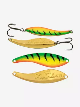 Блесна колеблющаяся LureMax Жереховая, 74мм., 18 г., Золотой