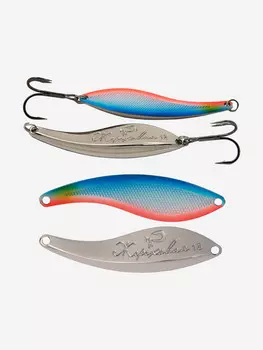 Блесна колеблющаяся LureMax Жереховая, 74мм., 18 г., Серебряный