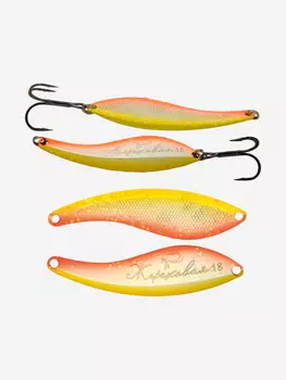 Блесна колеблющаяся LureMax Жереховая, 74мм., 18 г., Желтый