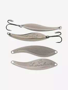 Блесна колеблющаяся LureMax Жереховая, 74мм., 18 г., Серебряный