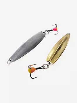 Блесна Липка 45мм подвес латунь, Золотой