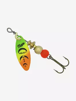 Блесна Mepps AGLIA LONG OR/TIGER №0, Мультицвет