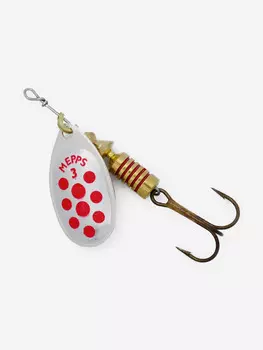 Блесна Mepps AGLIA PTS ROUGES AG №3, Серебряный