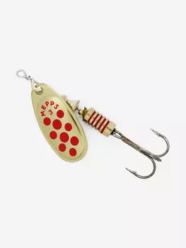 Блесна Mepps COMET PTS ROUGES OR №3, Мультицвет