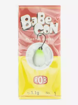 Блесна ROB Babecon, 1.1 г, 1 Edamame Glow, Мультицвет