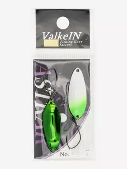 Блесна ValkeIN Astrar, 3.2 г, IZU-02 Green Glow, Мультицвет
